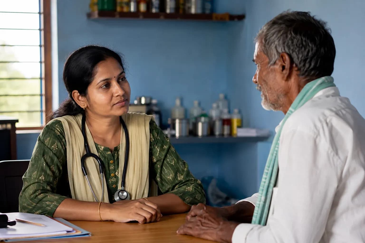 Healthcare — AI-generated illustrative image