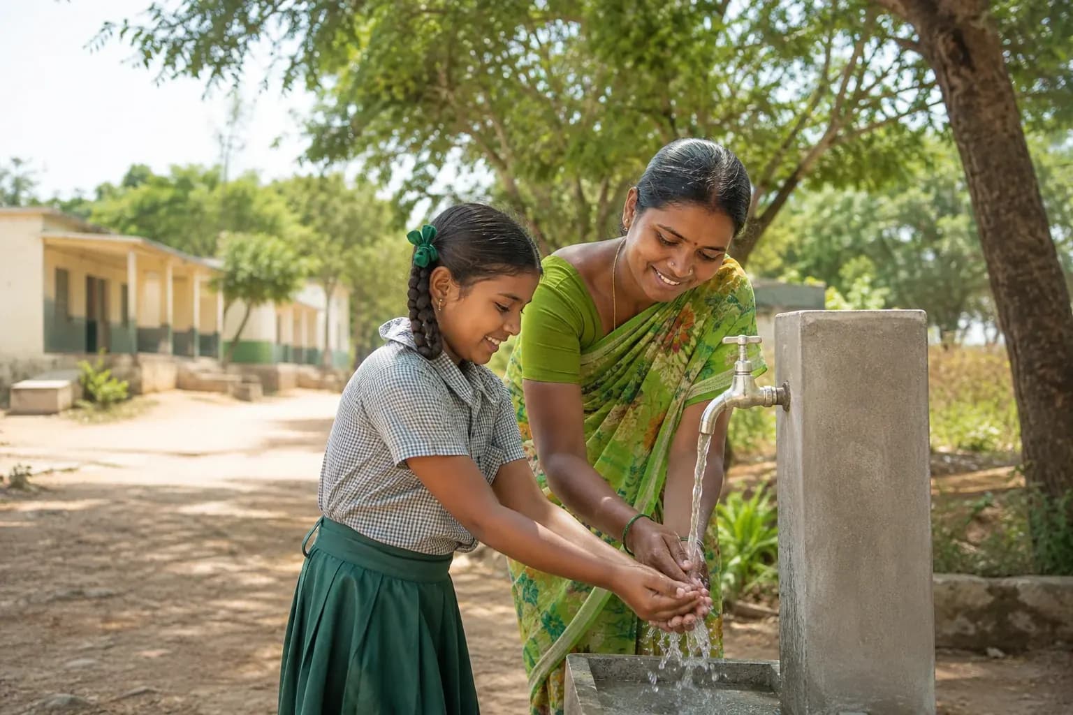 Water, Sanitation & Hygiene — AI-generated illustrative image